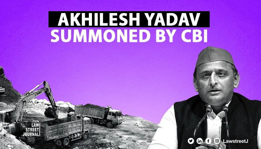 Akhilesh Yadav summoned by CBI as witness in illegal mining case
