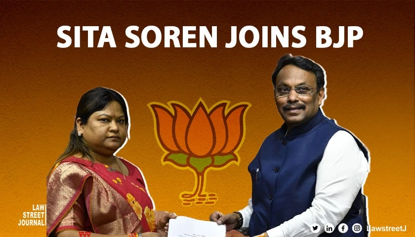 Jharkhand Lok Sabha Polls Isolated by JMM Sita Soren joins BJP