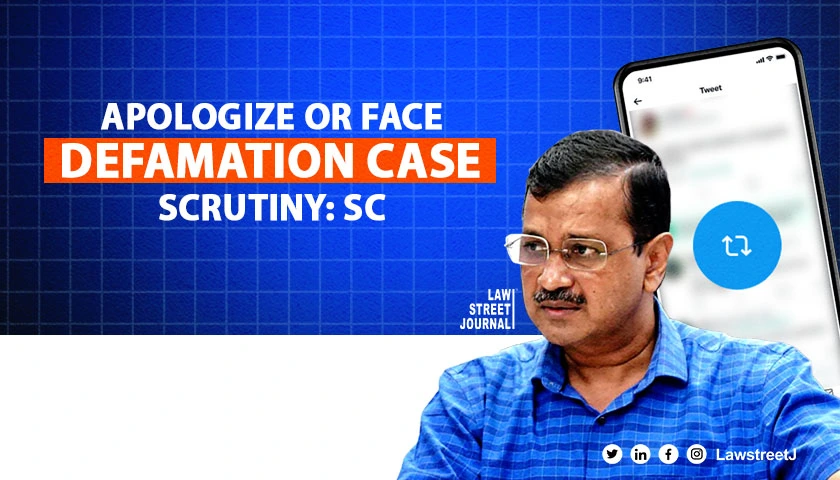 If no apology may examine whether retweeting is criminal or not SC to Delhi CM in defamation case