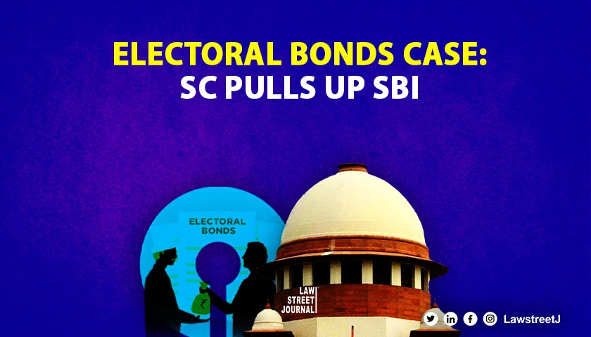 Electoral bonds case SC dismisses SBIs appeal for extension of deadline
