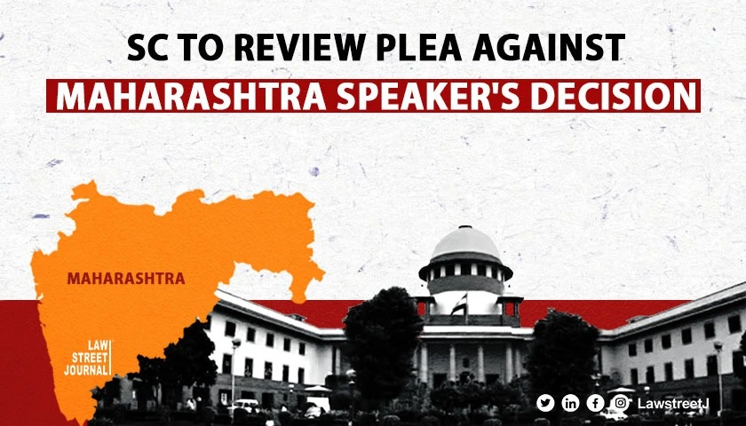 Supreme Court to Review Plea Against Maharashtra Speaker's Decision on Mar 7