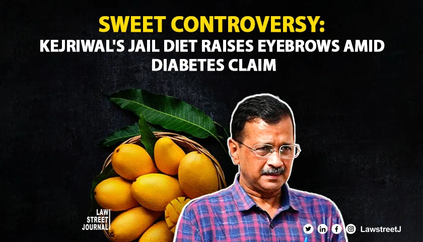 Kejriwal eating mangoes, sweets and having tea with sugar, ED tells court