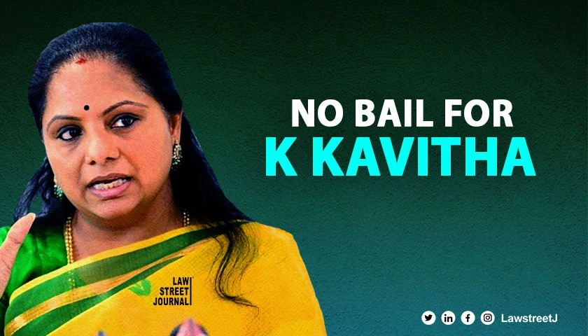 Court rejects plea for interim bail to BRS leader K Kavitha