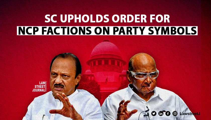 SC tells Sharad Pawar and Ajit Pawar groups of NCPs to comply with previous order