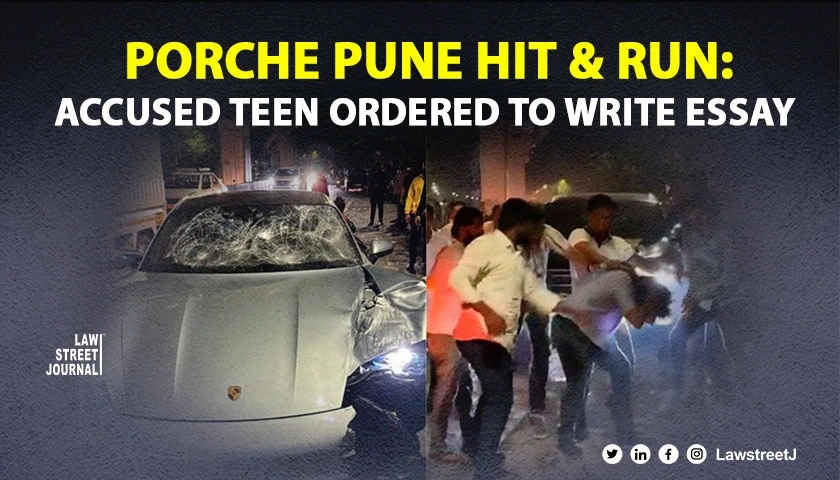Pune Porsche Hit and Run Bail Granted to 17 Year Old in Under 14 Hours Asked to write essay