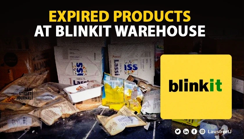 Food Safety Commissioner Cracks Down on Blinkit Warehouse Violations Seizes Expired Products