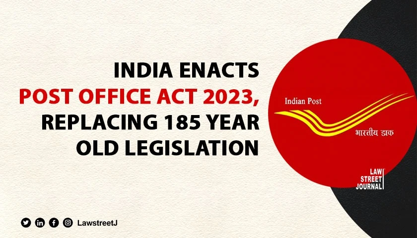Post Office Act comes into force repeals year old legislation