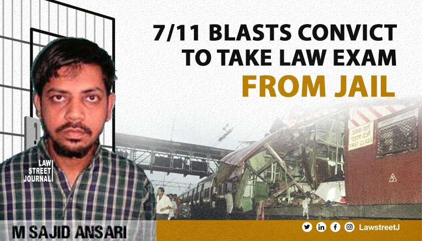 Bombay HC allows 711 blasts case convict to take law exam from prison says we want more lawyers