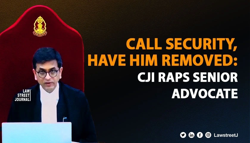 Call security have him removed CJI rebukes senior advocate during NEET hearing