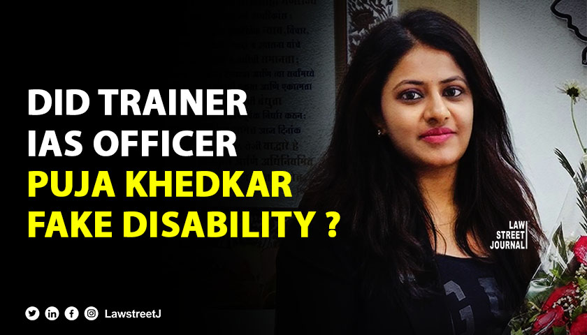 Did trainee IAS officer Puja Khedkar fake disability