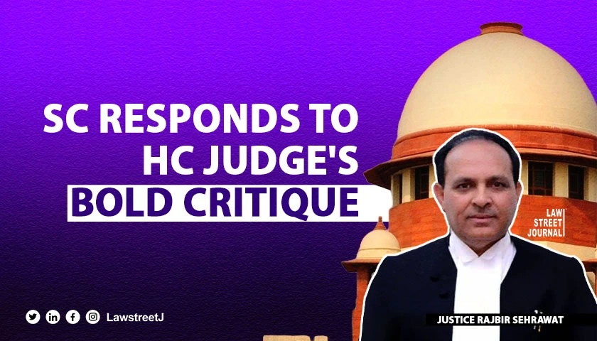 SC takes suo motu cognisance of HC judges critical remarks against top court