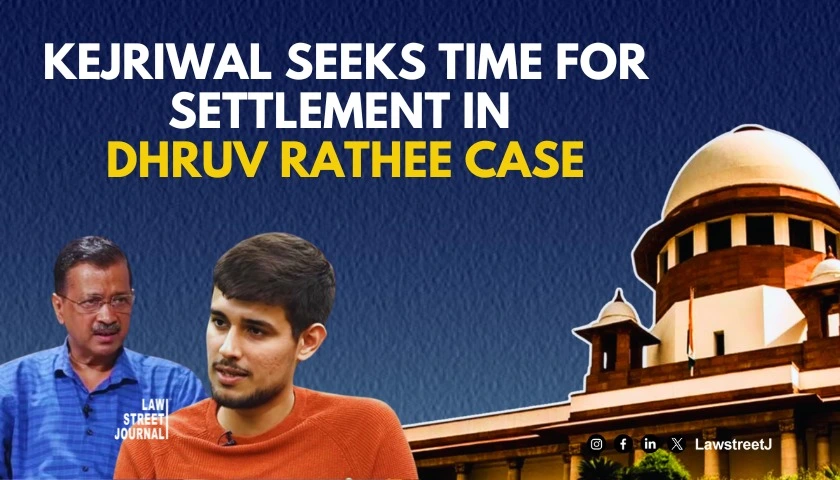 Trying for settlement Kejriwal seeks more time in SC for retweet of Rathees video