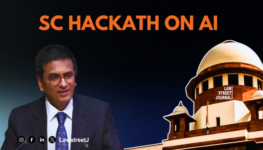 CJI announces SC hackathon on AI