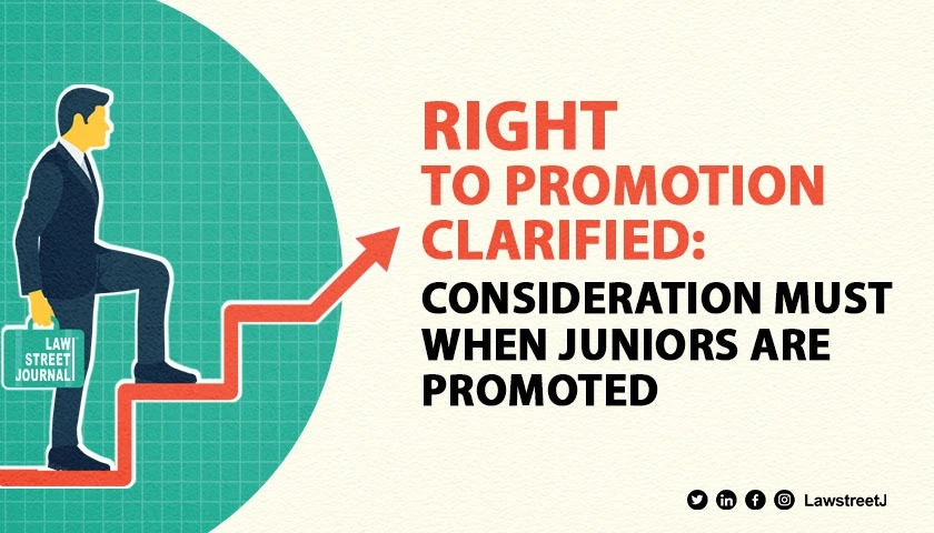 Promotion not an Inherent Right but Right to be Considered arises when Juniors Promoted Jharkhand HC