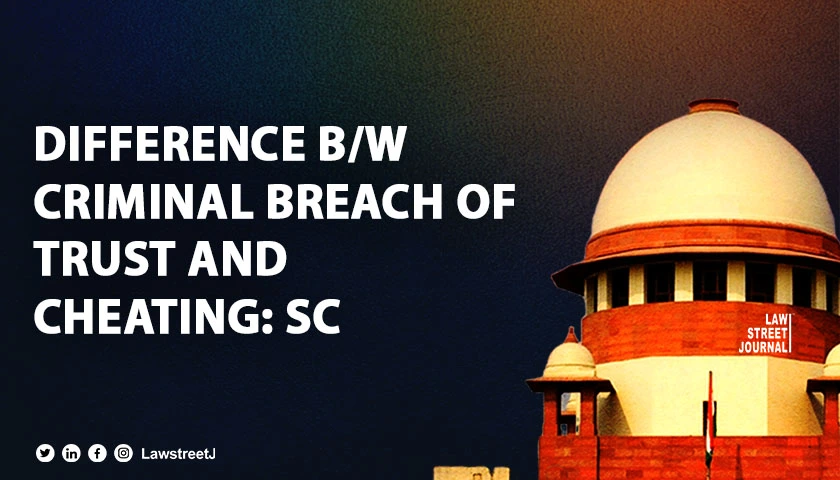 Sad courts police still not able to distinguish criminal beech of trust and cheating SC