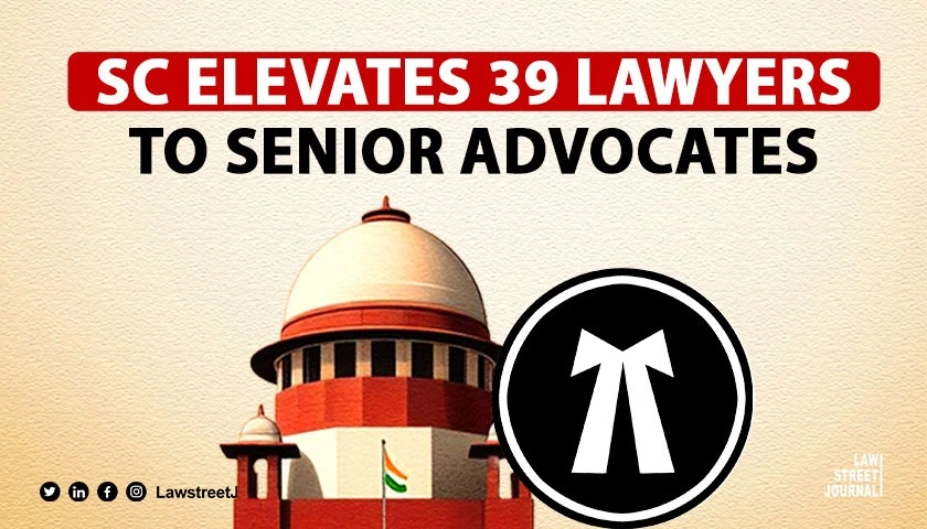 Supreme Court Elevates 39 Lawyers to Senior Advocates Including Bansuri Swaraj