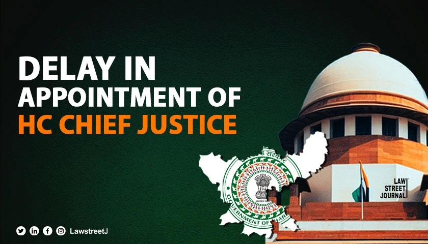 Jharkhand govt files contempt plea against Centre in SC over delay in appointment of HCs Chief Justice 