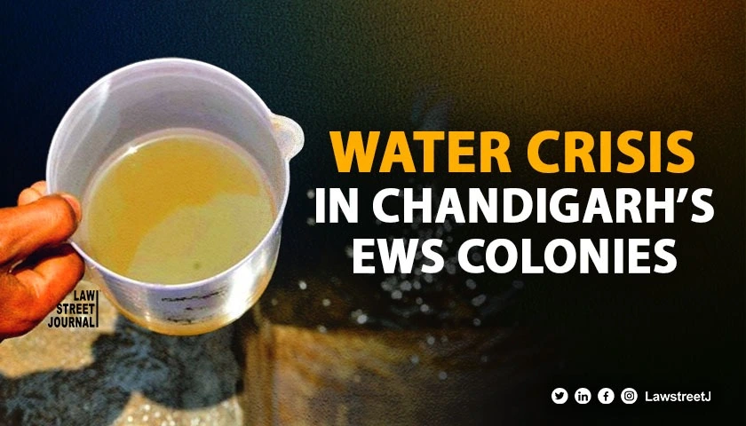 Punjab and Haryana HC takes suo moto action on sewage contaminated water crisis in Chandigarhs EWS Colonies