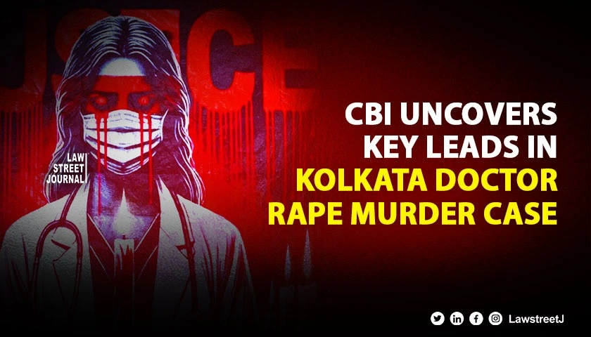 SC criticizes West Bengal for delay in CCTV installation CBI uncovers key leads in PG Doctors Rape Murder Case