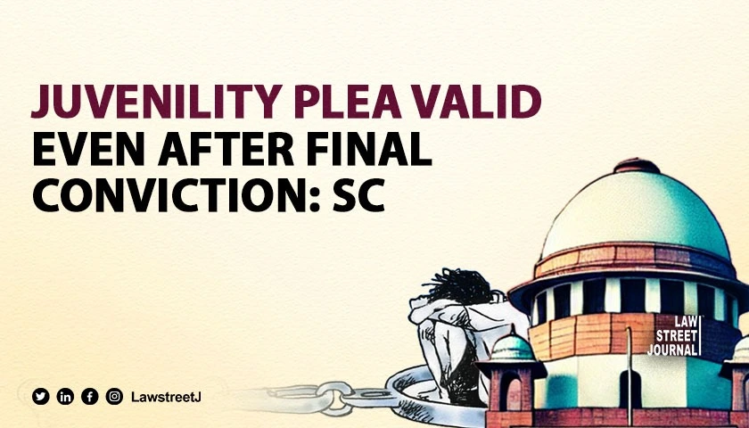 Juvenility plea valid even after final conviction Supreme Court