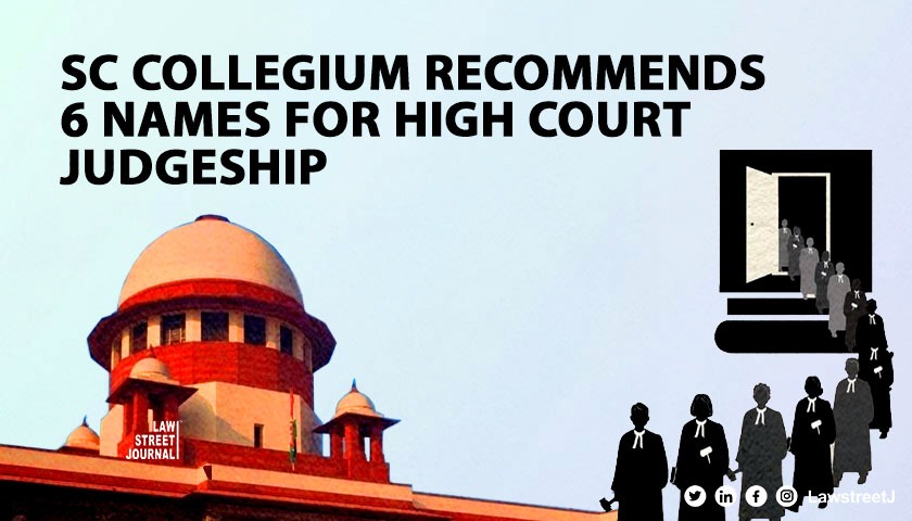 SC recommends names of 2 advocates 4 judicial officers as HC judges
