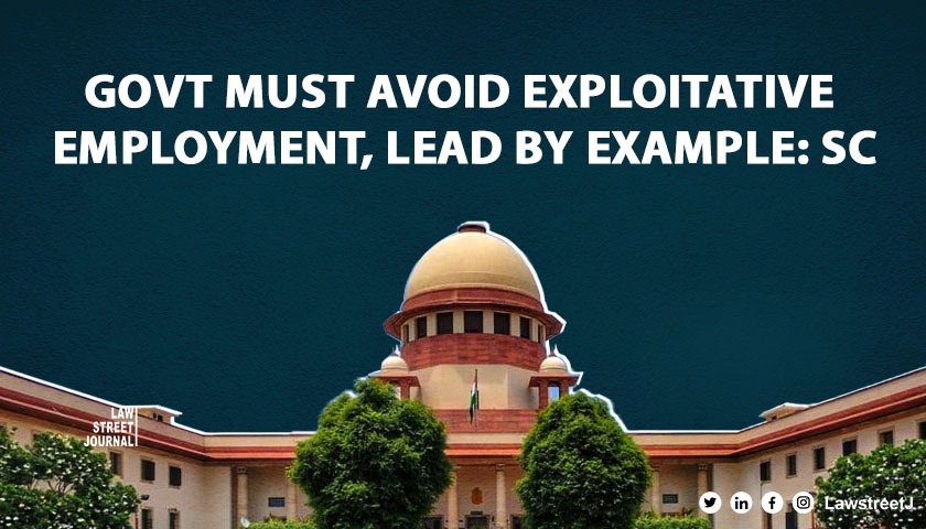 Govt has greater responsibility to avoid exploitative employment practices as seen in Gig economy SC