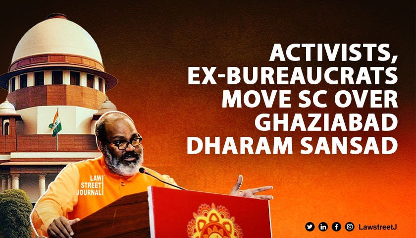 Rtd civil servants, activists move SC against proposed Dharam Sansad in Ghaziabad between Dec 16 21