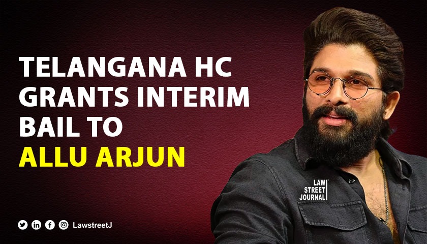 Telangana High Court grants interim bail to Allu Arjun in Pushpa 2 stampede tragedy 
