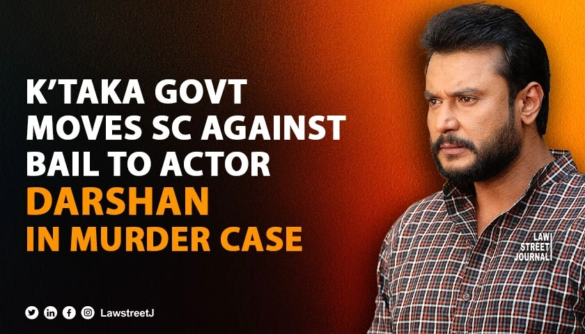 Ktka govt files plea in SC against bail to actor Darshan in murder case