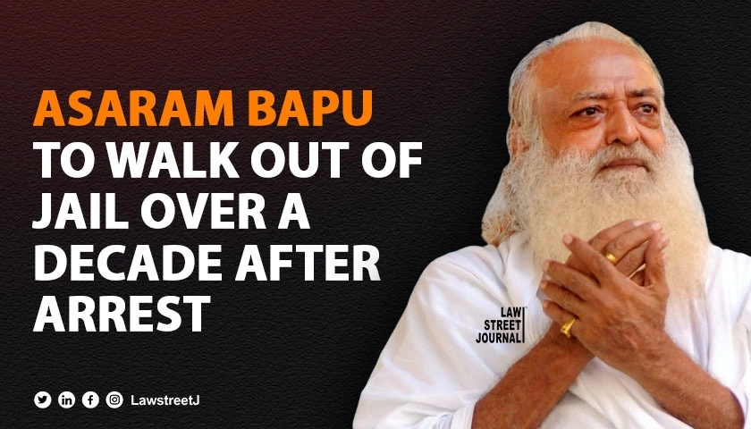 Asaram Bapu to Walk Out of Jail Over a Decade After Arrest