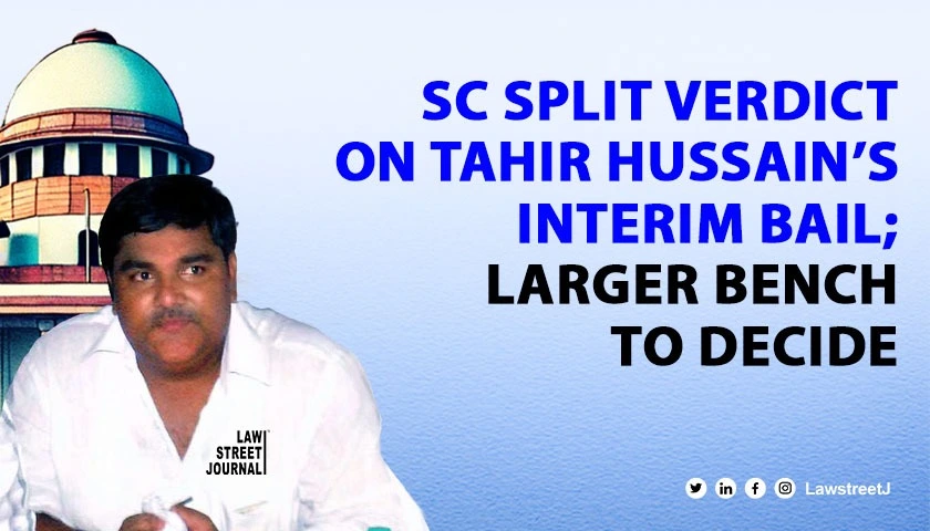 SC gives split verdict on interim bail to ex AAP councillor for campaign during Delhi polls