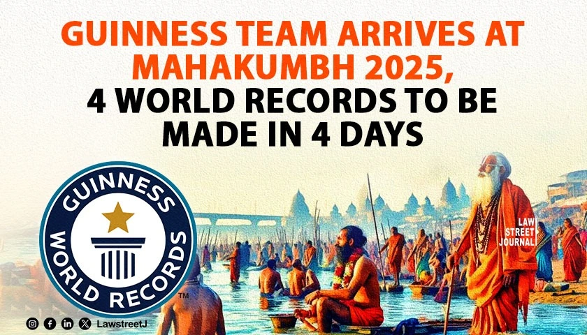 Guinness Team arrives at Mahakumbh 2025 4 world records to be made in 4 days