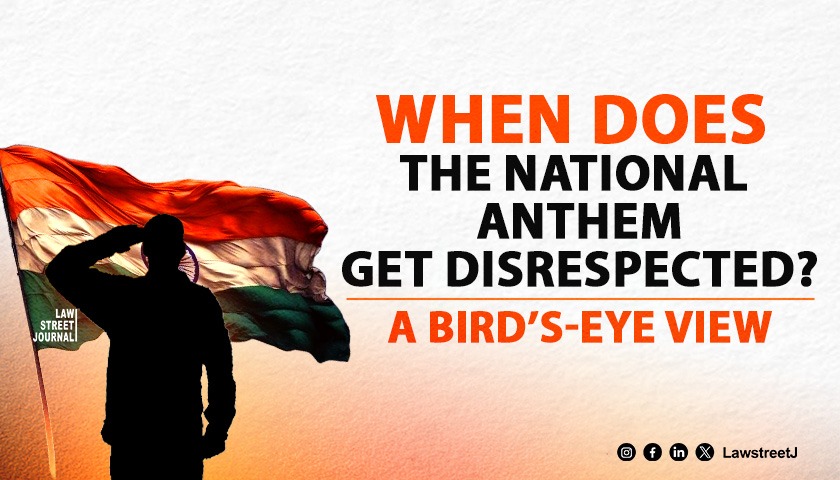 When Does the National Anthem Get Disrespected A Birds Eye View