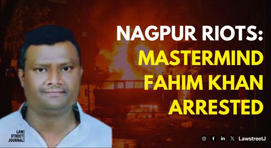 Nagpur Communal Violence Mastermind Fahim Khan arrested caught on camera spreading rumours
