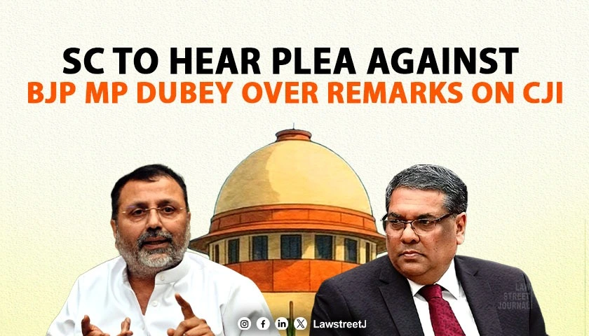 SC to consider next week plea for action against BJP MP for remarks against top court CJI