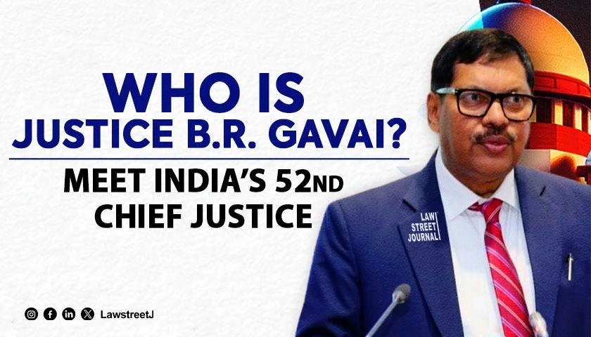 Who is Justice BR Gavai Meet Indias 52nd Chief Justice