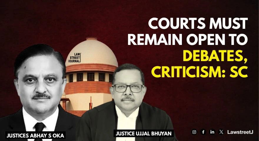 Supreme Court Backs Free Speech Courts Must Welcome Debate Even on Sub Judice Matters