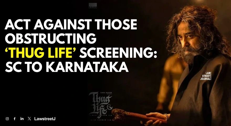 Take action against those obstructing screening of Thug Life in state SC to Ktaka govt