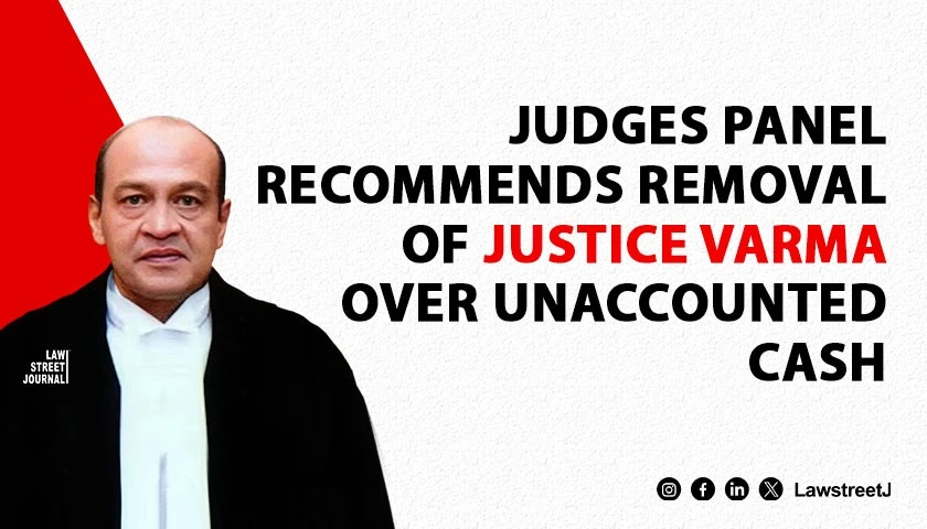 Judges committee found misconduct against Justice Varma proved to initiate removal