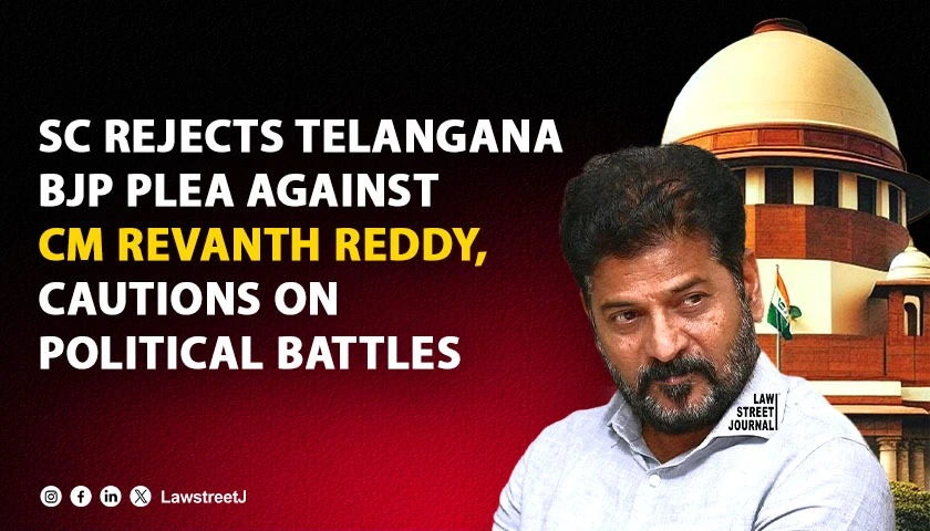 sc-rejects-telangana-bjps-plea-against-order-quashing-defamation-case-against-cm-revanth-reddy