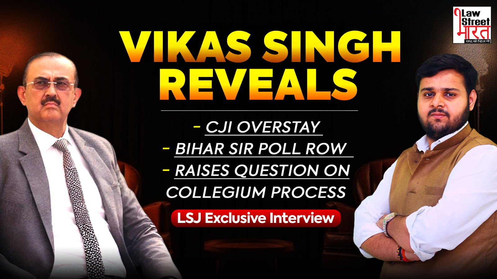 SCBA Chief Vikas Singh Slams Ex-CJI Chandrachud’s House Overstay, Comments on Bihar SIR Row