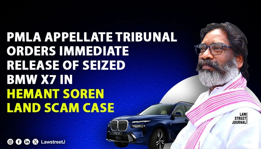 pmla-appellate-tribunal-orders-immediate-release-of-seized-bmw-x7-in-hemant-soren-land-scam-case