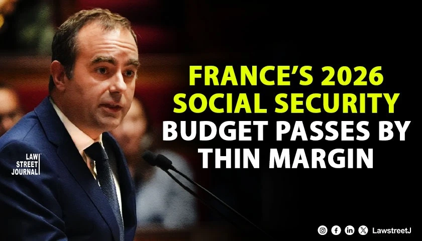 Frances Social Security Budget Passes Narrowly Testing Lecornus Minority Government