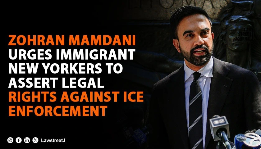 Zohran Mamdani Urges Immigrant New Yorkers to Assert Legal Rights Against ICE Enforcement