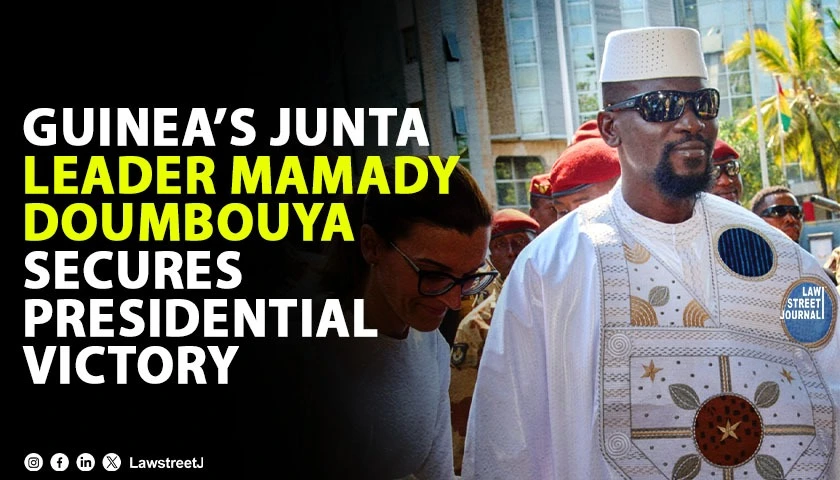 Guineas Junta Leader Mamadi Doumbouya Secures Presidential Victory