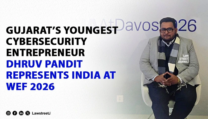 Gujarats Youngest Cybersecurity Entrepreneur Dhruv Pandit Represents India at WEF 2026
