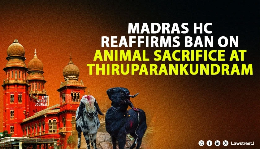madras-hc-reiterates-ban-on-animal-sacrifice-at-thiruparankundram-hills-caps-urus-festival-at-50-participants