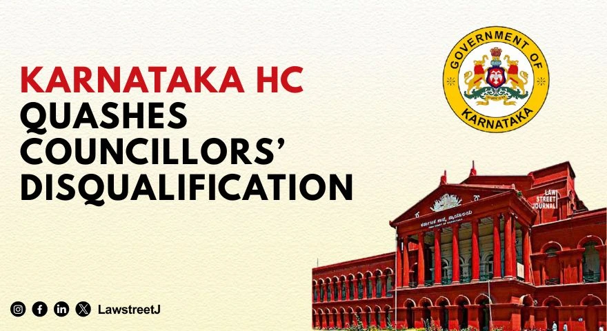 Karnataka HC Quashes Disqualification Of Councillors Over Pre Election Auction Participation