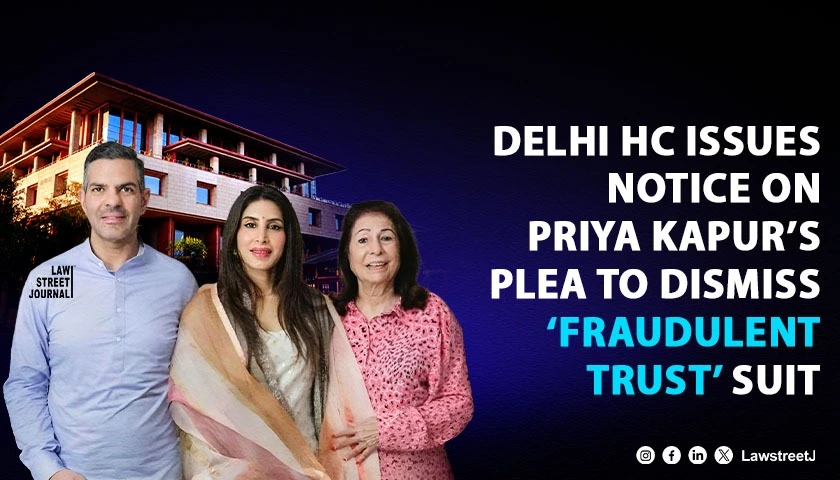 Sunjay Kapur Will Dispute Priya Sachdev Files Application To Dismiss MIL Rani Kapurs Family Trust Fraud Allegations