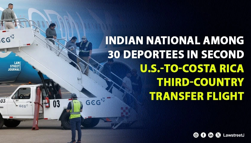 Indian National Among 30 Deportees in Second US to Costa Rica Third Country Transfer Flight